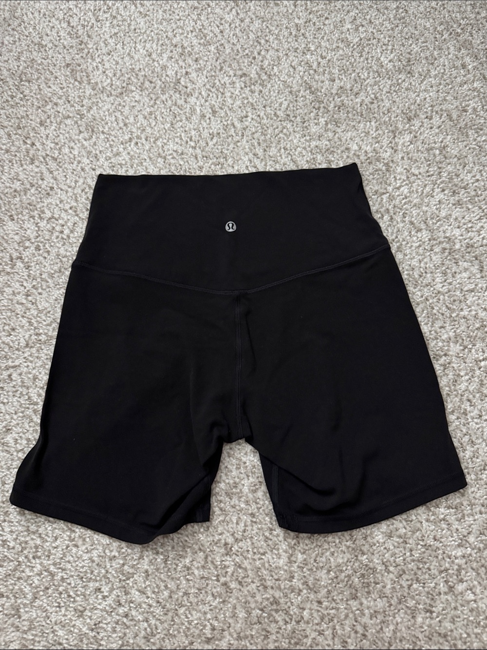 lululemon athletica Align High-Rise Bike Shorts 6” Black.